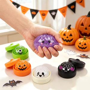 < Pluscloth > Quả bóng căng thẳng bánh bao, Quả bóng tập thể dục tay TPR bền bỉ để thư giãn, Món quà vui nhộn cho tất cả mọi người