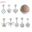 HFSHY Pha Lê Thời Trang Zircon Bụng Nút Nhẫn Nữ Cô Gái Trái Tim Tinh Tế Bướm Rốn Nhẫn Cơ Thể Xuyên Trang Sức Quà Tặng VN