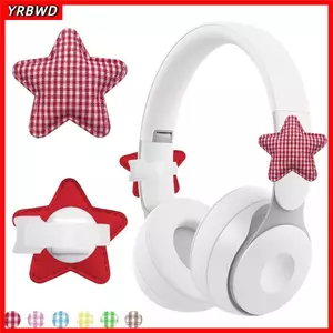 YRBWD 2 Món Trang Trí Tai Nghe, Phụ Kiện Tai Nghe Có Thể Điều Chỉnh, Sáng Tạo Có Thể Tháo Rời DIY Dễ Dàng Lắp Đặt Tai Nghe Quyến Rũ Bé Gái