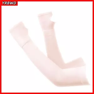 Tay áo chống nắng YRBWD, Vỏ cánh tay làm mát chống tia cực tím mỏng, Tay áo bảo vệ chống nắng bằng lụa băng thời trang Chạy câu cá đi xe đạp