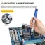 GE 1 Nhôm Kim Loại Desoldering Bơm Hàn Suer Bút Chống Ăn Mòn Dụng Cụ Loại Bỏ Hàn An Toàn Sửa Chữa Nhà VN