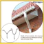 1 Bộ Móc Xích Mưa Hình Chữ V Móc Xích Mưa Cho Downspout Outlet Móc Kim Loại khxinggao