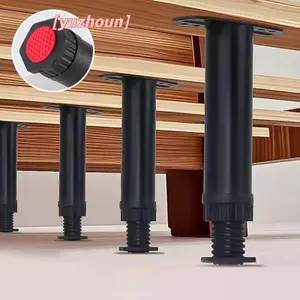 Hỗ trợ dầm giường có thể điều chỉnh bằng kính thiên văn Chân chịu lực Đế giảm tiếng ồn chống trượt cho ghế sofa, khung giường, bàn