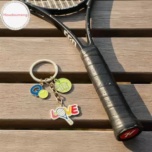 Vòng chìa khóa bóng Tennis thu nhỏ Hodou dành cho bữa tiệc ủng hộ Túi thể thao Phụ kiện Quà tặng VN