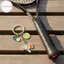 Vòng chìa khóa bóng Tennis thu nhỏ Hodou dành cho bữa tiệc ủng hộ Túi thể thao Phụ kiện Quà tặng VN