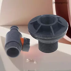 Bộ chuyển đổi bình nước PVC có van cho bộ sưu tập nước mưa Qui [Vn]