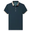Liền mạch Mulberry Silk Business polo Áo Sơ Mi Nam Trung Niên Cao Cấp Ve Áo Ice Silk Nhanh Khô Tay Ngắn t-