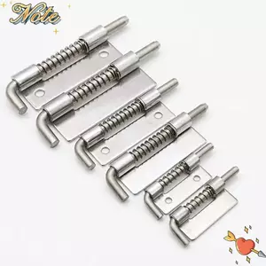 NOTE1 Chốt cửa, Bu lông khóa cửa lò xo bằng thép không gỉ chống trộm, Khóa bắt di động Khóa móc khóa Bu lông trượt Khóa phần cứng gia đình