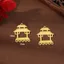 Đèn Lồng Di Động Pavilion Cổ DIY Mũ Phụ Kiện Đèn Lồng Nhỏ Phụ Kiện Kim Loại Hình Rắn Kẹp Tóc Đèn Lồng