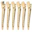 Tóc Lông Tơ Kẹp Kim Loại Chống Rỉ Sét Barrette Dụng Cụ Tạo Kiểu Tóc Chống Trơn Trượt Cho Nữ Salon Tại Nhà Mới