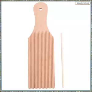 Mì Bàn Bơ Bằng Gỗ Và Popsicles Dễ Dàng Làm Bánh Pasta Tự Chế Và Bơ Chống Dính Pasta Board Gnocchi Roller