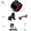 4 Bánh xe trượt patin trong nhà 95A có vòng bi 58mmx39mm PU chống mài mòn Quad Roller Skate Wheels với 1 cờ lê