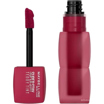 Maybelline SuperStay Teddy Lip Glaze, Son môi mờ lâu trôi, có thể duy trì tối đa 12 giờ, Số màu trái tim hoang dã, 1 gói, 6 hộp.