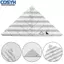 <cosyh>Fabric Ruler Acrylic DIY Quilting Multifunctional Triangular Cutting Guide
