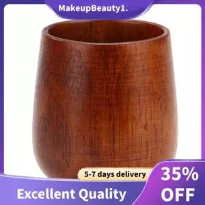 Nguyên thủy Handmade Gỗ Tự Nhiên Cốc Gỗ Ăn Sáng Bia Trà Sữa Cốc