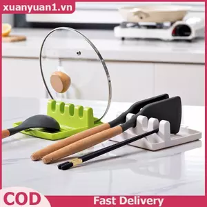 XUAN Bếp Muỗng Đựng Nắp Nồi Ra Nắp Nồi Dụng Cụ Nấu Ăn Bộ Đồ Ăn Bảo Quản Ra Thìa Choptis Giá Đỡ Thìa Thoát Ra Tiện Ích VN