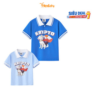 Áo thun polo Superman ngắn tay bé trai Rabity 101.003