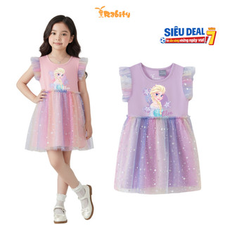 Đầm váy voan ngắn tay bé gái Rabity 550.117