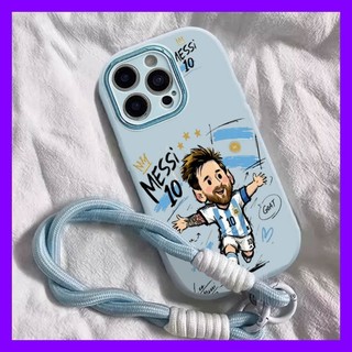cho iPhone 17 13 Pro Max 16 15 14 11 12 XR XS 7 8 Plus, ốp điện thoại da TPU Ốp điện thoại chủ đề MESSI, phù hợp