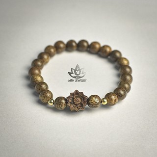 Vòng Trầm Hương Tròn Đơn Tốc Việt Size 6/7/8/10/12 - Mix Charm Sánh - Mộc Trầm Hương MTH