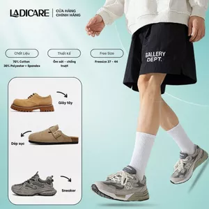 Tất vớ trơn cổ trung LADICARE vải cotton có lưới thoáng khí thấm hút tốt, chống hôi chân, dày dặn êm ái