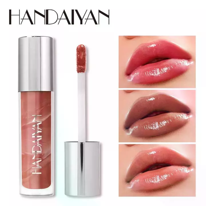 Phong Cách Mới Handaiyan Handaiyan Màu Đá Cẩm Thạch Họa Tiết Son Bóng Dưỡng Ẩm Dễ Màu Nước Bóng Son Môi Son Bóng20260723