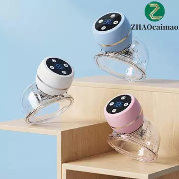 Máy hút sữa rảnh tay ZHAOCAIMAO, Màn hình LED Máy hút sữa điện 9 cấp độ, Thiết kế di động Tiếng ồn thấp Tuổi thọ pin dài hơn Máy hút sữa im lặng Chăm sóc sau sinh