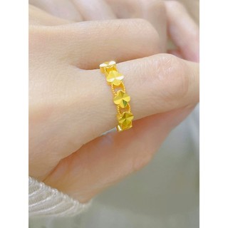 Women's Gold-Plated Ring by changjiuzhubaoshoushi006