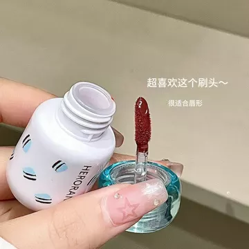 HERORANGE Cloud Mist Light Nhung Mềm Mờ Môi Bùn Gương Bề Mặt Dudu Nước Bóng Khỏa Thân Trắng Xuyên Biên Giới Giá Rẻ Son Môi