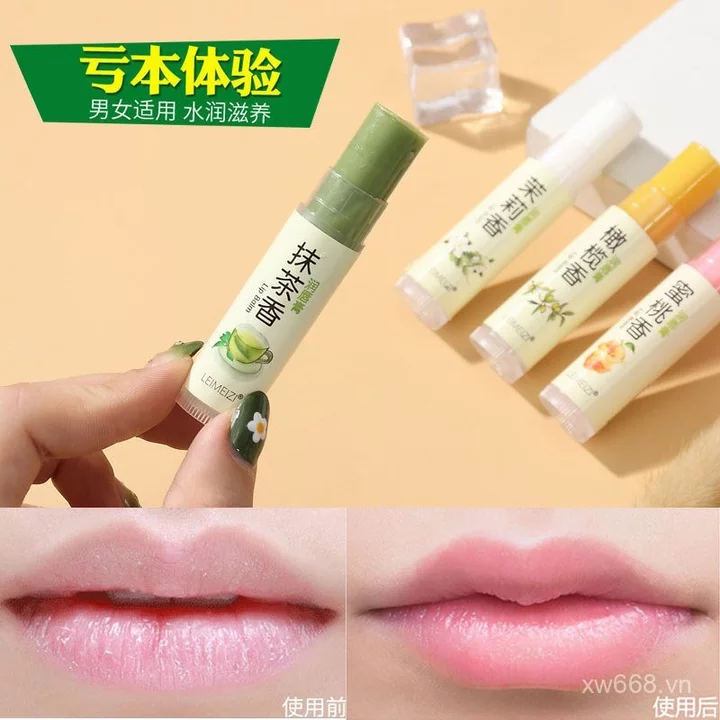 Cây phổ biến Handmade Lip Balm Không màu Dưỡng ẩm Dưỡng ẩm Dưỡng ẩm Chống khô Lột Nam Nữ Sinh viên Chăm sóc môi Son môi Primer