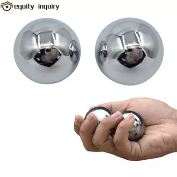 Bóng sắt tập thể dục YÊU THÍCH YÊU THÍCH, Bóng Massage tay bằng bạc nguyên khối, Bóng bọc bóng lăn Thư giãn căng thẳng Mạ điện Bóng sức khỏe Trung Quốc Xây dựng cơ bắp