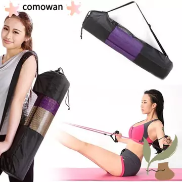 COMOWAN Túi Thảm Tập Yoga, Kéo Dài Cơ Bụng Lưới Thảm Tập Yoga, Thảm Tập Yoga Ba Lô Carrier Dây Đeo Có Thể Điều Chỉnh Dụng Cụ Thể Thao Túi Tập Yoga Thoáng Khí Nam Nữ