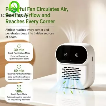 Máy lọc tủ lạnh ACHIEVE INQUIRY, 3 chế độ Màn hình LED Loại bỏ mùi tủ lạnh, Máy làm mát không khí Máy khử mùi Ozone đa chức năng có thể tái sử dụng trên ô tô