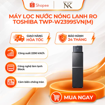 [MIỄN PHÍ CÔNG LẮP TOÀN QUỐC] Máy Lọc Nước Giữ Khoáng RO Plus TOSHIBA Originpure TWP-W2399SVN(M) - Nước Nóng Nguội Lạnh