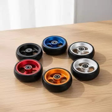 Xo94ol Xe lăn Bánh trước Bánh xe lăn thay thế 4 Inch Con lăn chống mài mòn có vòng bi Đa năng Phù hợp cho hầu hết các mẫu xe lăn tiêu chuẩn TH