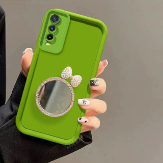 Dành Cho VIVO V2026 V2027 V2028 V2029 V2032 V2032 V2032 V2037 V2038 V2042 V2043 V2048 V2052 V2054 V2070 V2101 V2102 V2129 Ốp Điện Thoại Gương Trang Điểm Thời Trang Nữ, Vỏ Chống Rơi