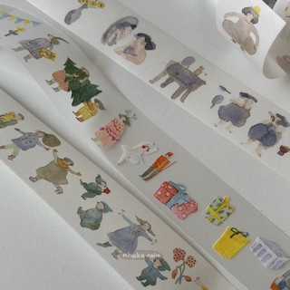 Washi tape PET tape chiết Dodolulu tổng hợp nhiều mẫu