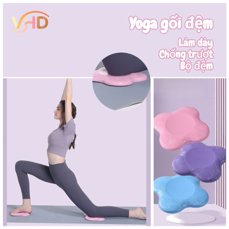 Thảm tập yoga Miếng đệm mềm cho đầu gối dày lên Hiệu ứng đệm Bảo vệ khớp Các tư thế yoga khác nhau