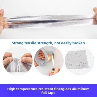 Băng keo nhôm sợi thủy tinh METUBE, Băng gói ống cách nhiệt chống thấm nước, Dụng cụ sửa chữa đường ống 5 / 10 mét chống nắng cho ống điều hòa không khí
