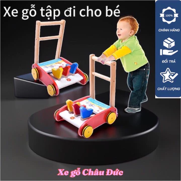 Xe tập đi cho bé, Xe tập đi con gà, xe gỗ cho bé tập đi cứng chân