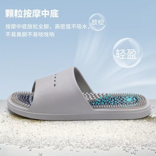 Dép Massage Nam Nhà Chân Acupoint Tắm Chống Trơn Trượt Shiatsu Ban Dép Nam Mùa Hè PVC Nhà Nữ 7HCO