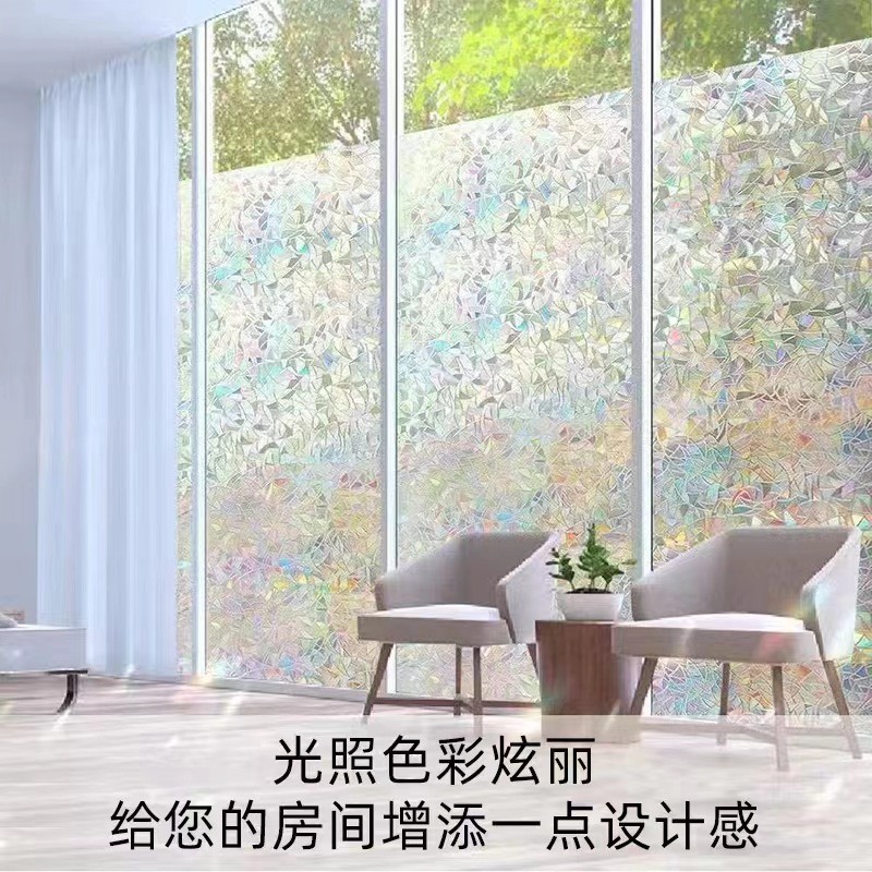 Miếng dán kính tĩnh điện PVC | Dán kính cách nhìn, không cần keo | Trang trí cửa sổ, phòng tắm, văn phòng