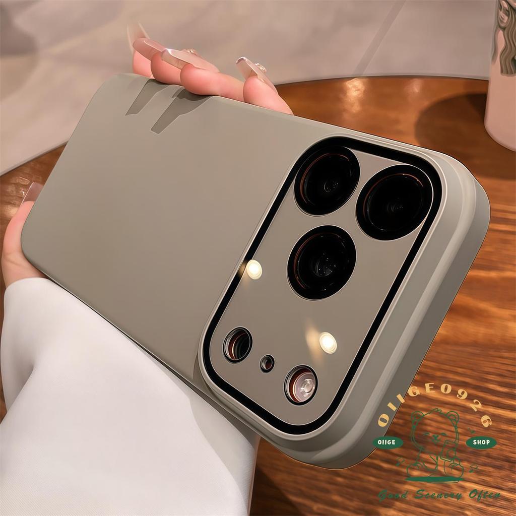 【 Ốp lưng iPhone17 】 Vỏ điện thoại tẩy tế bào chết da siêu mỏng màu cam iPhone 17 Pro Max 16 15 14 13 12 cho vỏ iPhone Vỏ cứng PC chống sốc