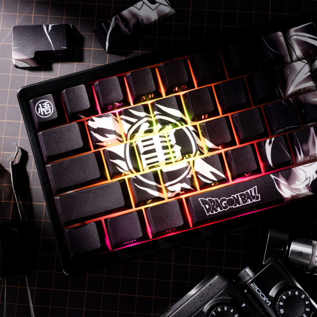Bộ Keycap Dragon Boll Super Saiyan Goku 134 Phím OEM Profile | KCAP - World of keycaps