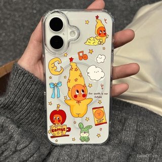 Ốp Điện Thoại Thích Hợp Cho iPhone Hoạt Hình Ngôi Sao Thích Hợp Cho iPhone15promax Acrylic 17 16 Trong Suốt 11 Từ Tính Ốp Lưng 16pro Vỏ Bảo Vệ B0R9