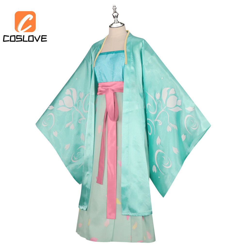 Anime The Apothecary Nhật Ký Maomao Mùa 2 Xanh Hanfu Cosplay Quần Áo Trọn Bộ Trang Phục Trang Phục Cho Người Phụ Nữ Đầm