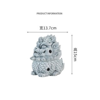 Lư Hương Xông Trầm, Đốt Nhang Trầm Bằng Đá Sa Thạch Tạo Hình Kỳ Lân