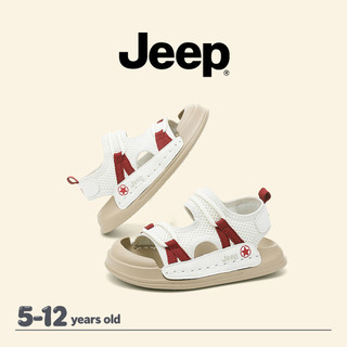 JEEP Baotou Dép Bé Trai Bé Gái Mùa Hè Đế Mềm Chống Trơn Trượt Thoáng Khí Ngoài Trời Vừa Lớn Trẻ Em Đi Biển Giày