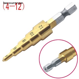 [vạn] Bộ 3 Mũi Khoan Tháp Bước 4-12mm 4-20mm 4-32mm HSS Phủ Titan Siêu Cứng Đa Năng