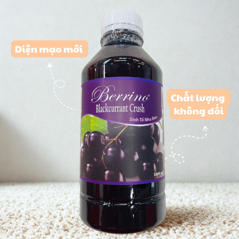 Sinh Tố Trái Cây Berrino 1L Đủ Hương Vị, Nguyên Liệu Pha Chế Trà Trái Cây, Bánh Ngọt Thơm Ngon